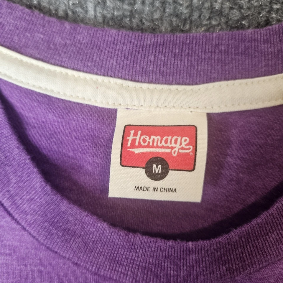 Футболка Homage Hardy для мальчиков с графическим принтом бирка TNA командный размер средний фиолетовый - Изображение 4 из 4