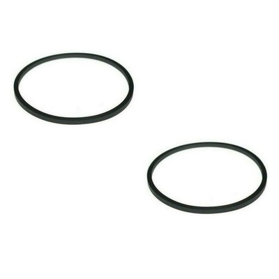 Square Rubber Belt Kit CD Loading (2x Belts) For Sony Compact Disc Deck Receiver