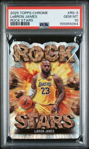 2025 Topps Chrome LeBron James Base (PSA 10)