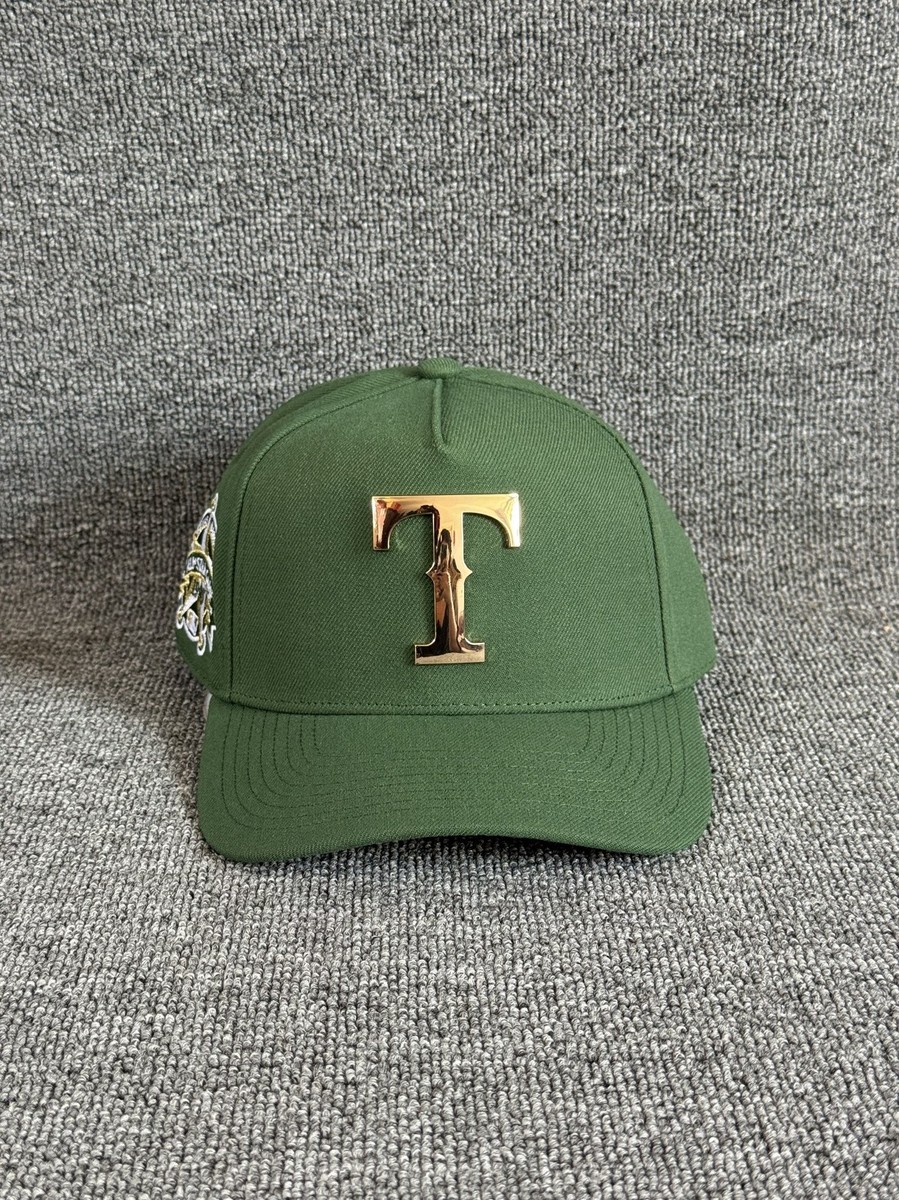 Mitchell & Ness Texas Rangers MLB Snapback Olive Gold 1995 All-Star Game Cap