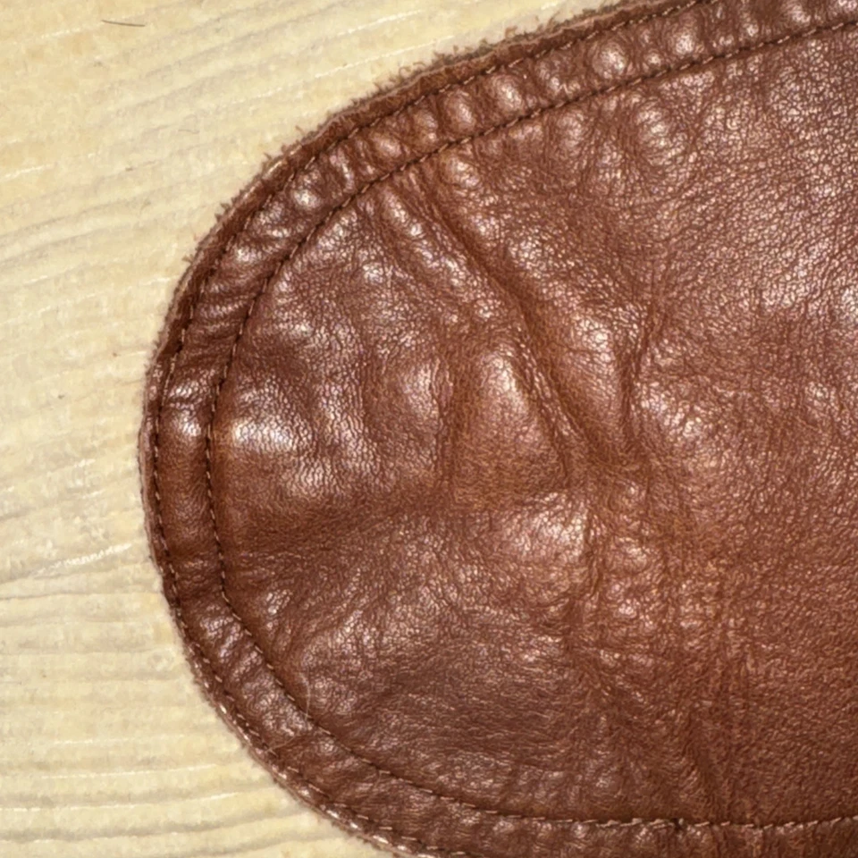 Blazer de Courderoy Vintage Años 70 Polo Sport RL Para Mujer Grande Tostado, Parches de Cuero en el Codo Foto 4 de 4