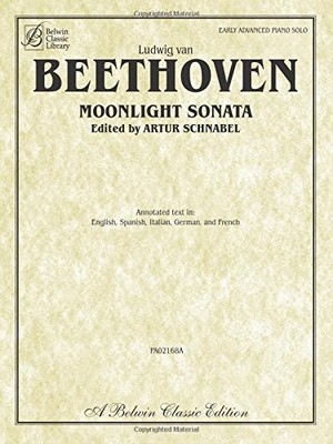 MOONLIGHT SONATA (SONATA NO. 14 IN C-SHARP MINOR, OP. 27, By Ludwig Van NEW