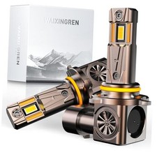 Upgraded 9005 Light Bulbs, 32000 LM Super Bright 6500K Fog Bulbs with 9005/HB3