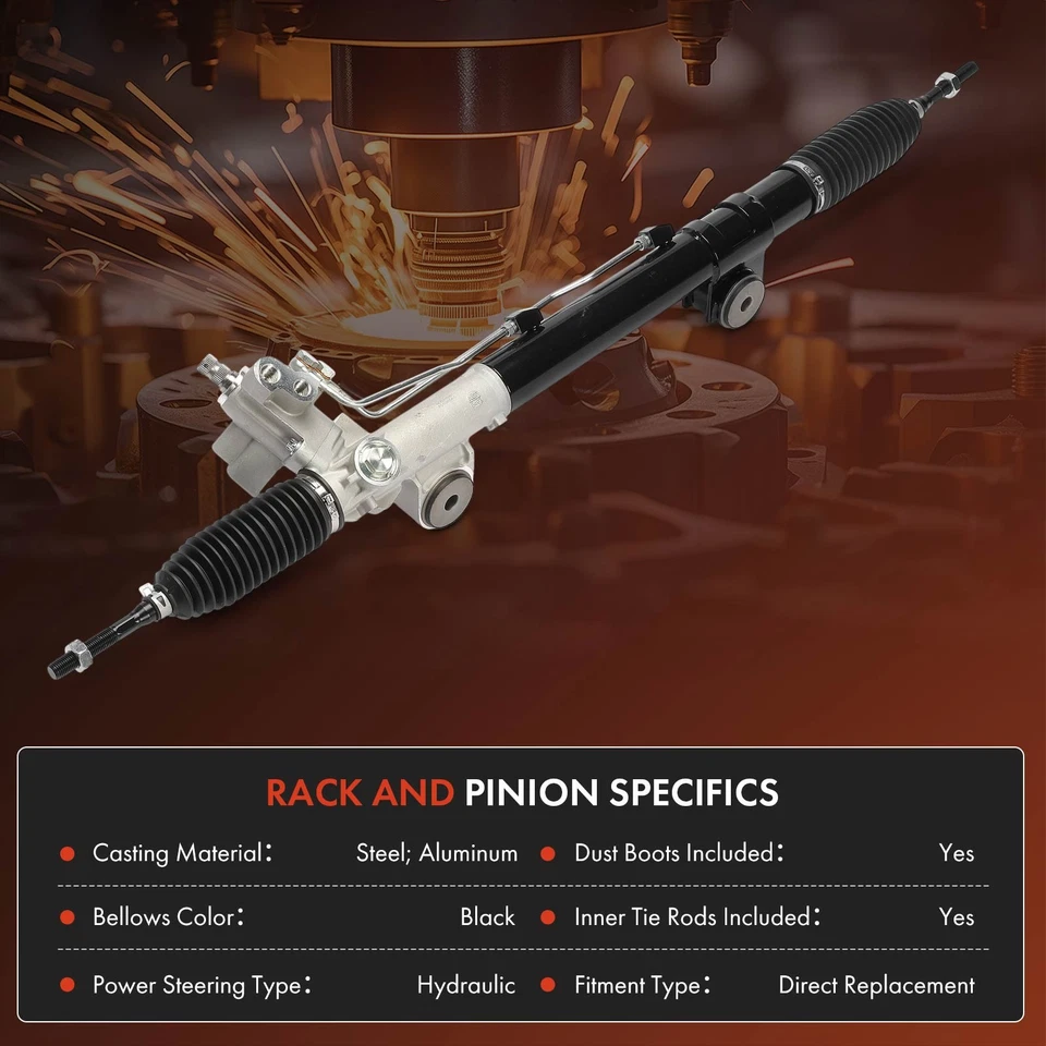 Conjunto de cremallera y piñón de dirección asistida para Infiniti QX50 2014 2015 2016 2017 AWD Foto 4 de 4