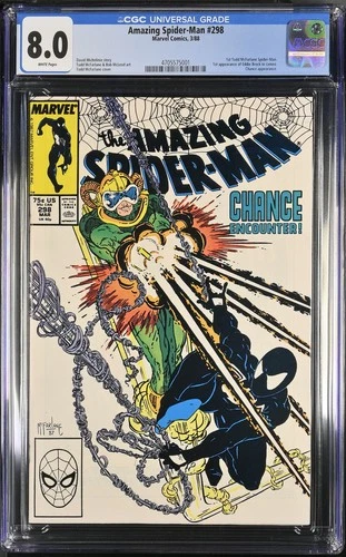 Amazing Spider-Man #298 (1988) Marvel VF CGC 8.0 1st Venom Appearance McFarlane