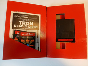 Tron Deadly Discs Intellivision CIB Complete in Box w Overlays Tested Works