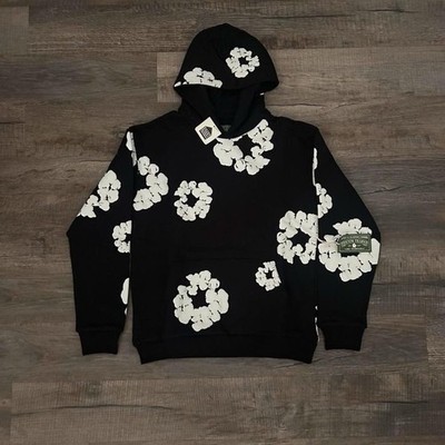Denim Tears Hoodie Black and White All Sizes Available New with Tags