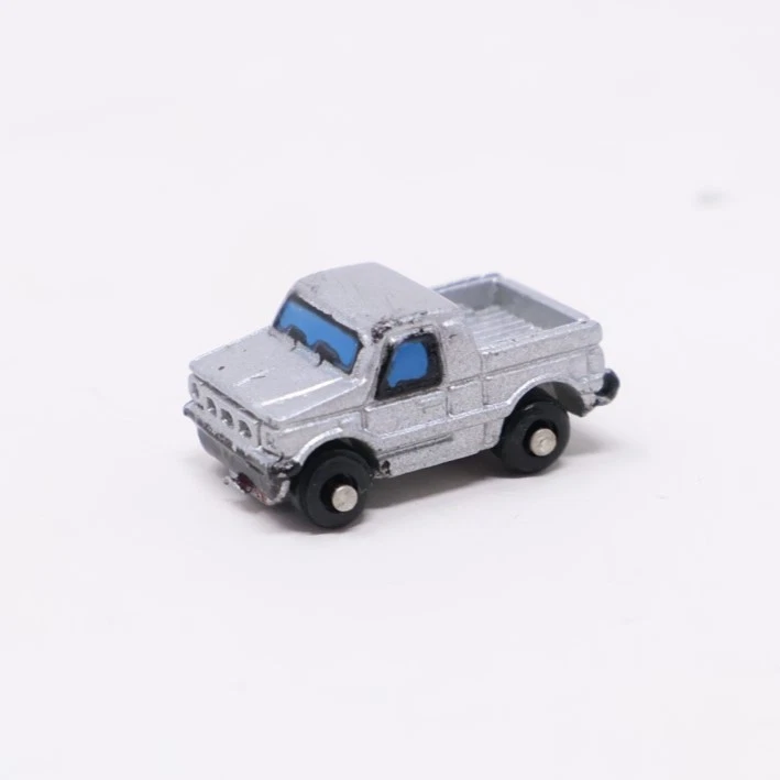Micro Machines Insiders Ultrasmall Silver Datsun Pickup Truck Mini Miniature - Image 2 of 4