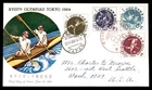 Mayfairstamps Japan FDC 1964 Olympic Sports Combo First Day Cover aaz_26603