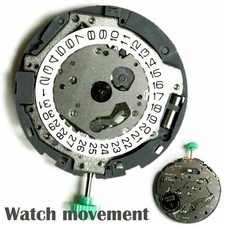 Data a 3' con batteria movimento ricambi per MIYOTA OS10 movimento al quarzo giapponese