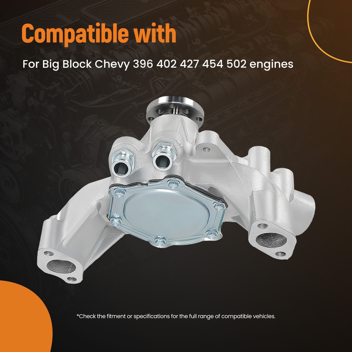 その他 Item 11 Engine Water Pump High Flow Aluminum For Chevy Big Block BBC 396