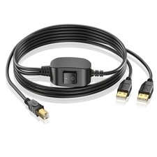 USB Printer Cable Splitter with Switch