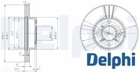 2X Bremsscheibe Delphi BG3341 2 Bremsscheiben Vorderachse Vorne FüR Suzuki