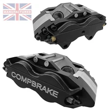 Compbrake Pro Race 1 Calipers [4 Pot] Black [Pair] - CMB0056