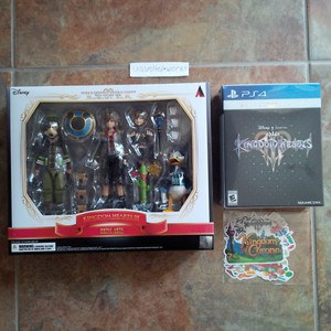 Kingdom Hearts Iii 3 Deluxe Edition Bring Arts Figures Ps4 Brand New Sealed Ebay