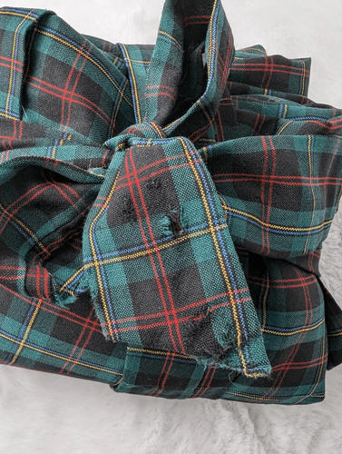 Pendleton Robe Mens Medium M Plaid Pockets Wool Long Sleeve Casual Vintage *Flaw - Picture 4 of 7