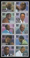 Legendary Jazz Musicians U.S. Stamps #2992a