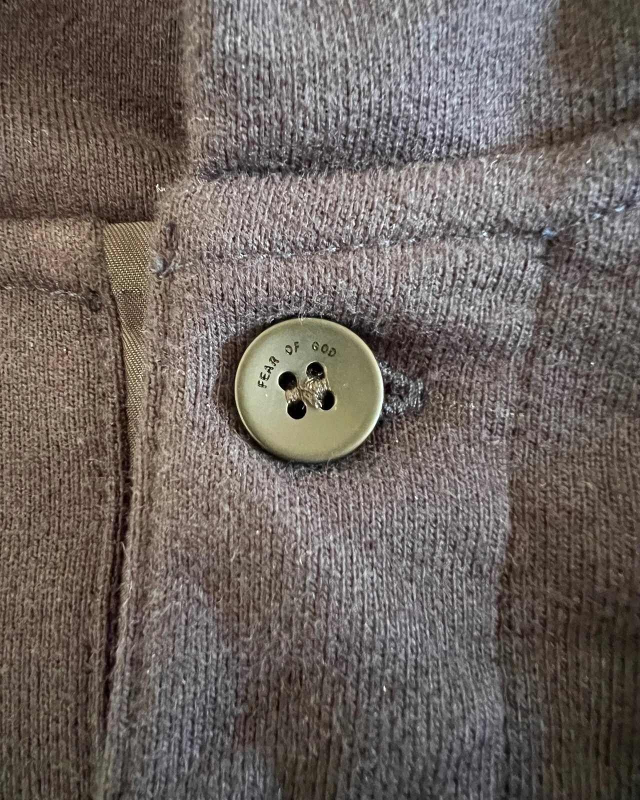 Felpa con cappuccio nuova Fear of God 6a collezione Everyday Henley campione taglia small RARA