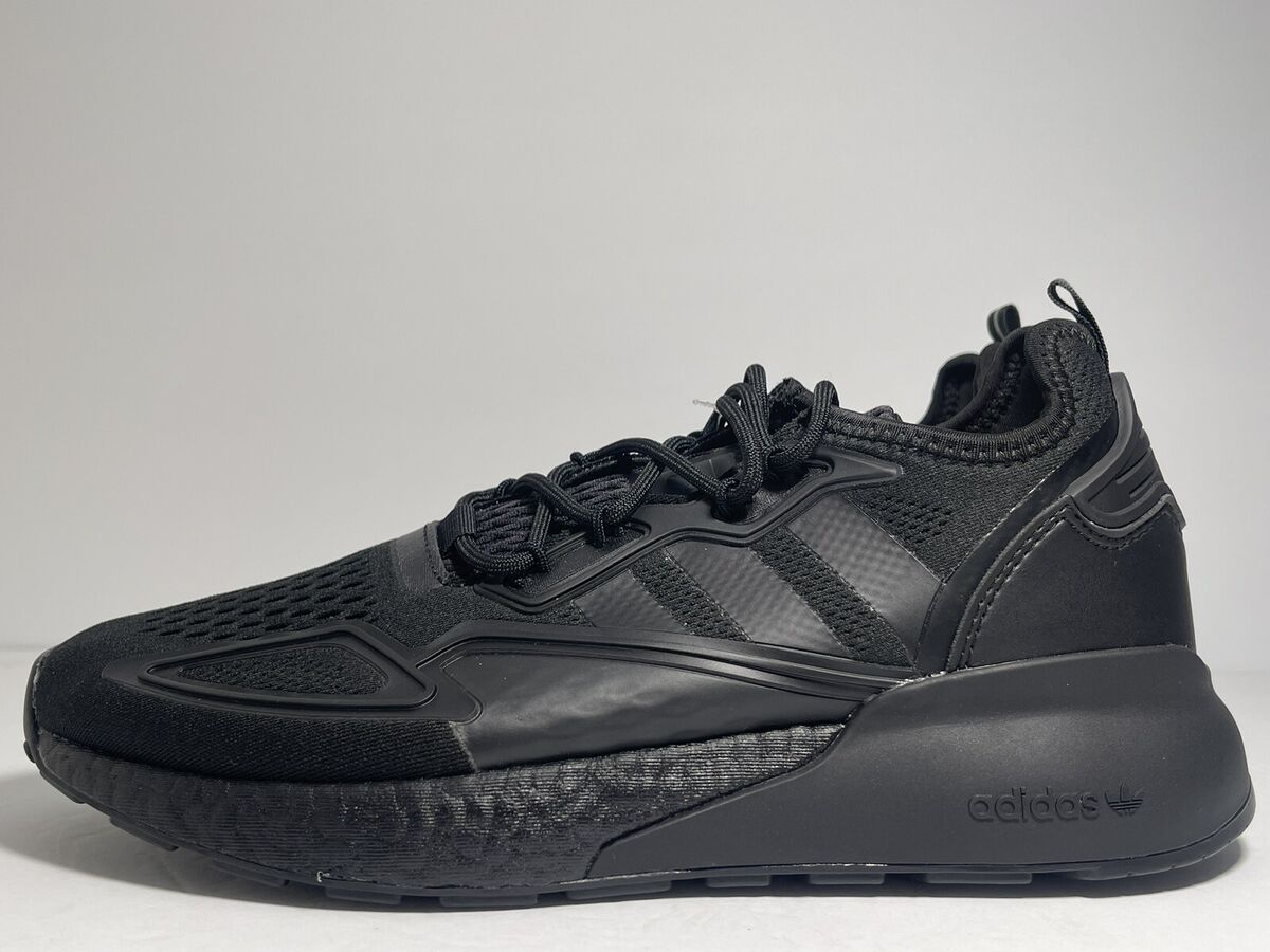 New Adidas Originals ZX 2K Boost Black Running Shoes GY2689 New Adidas Originals ZX 2K Boost Black Running Shoes GY2689
