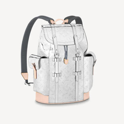 Louis Vuitton Christopher PM Backpack Bag Virgil Monogram Mirror M58756 Auth New