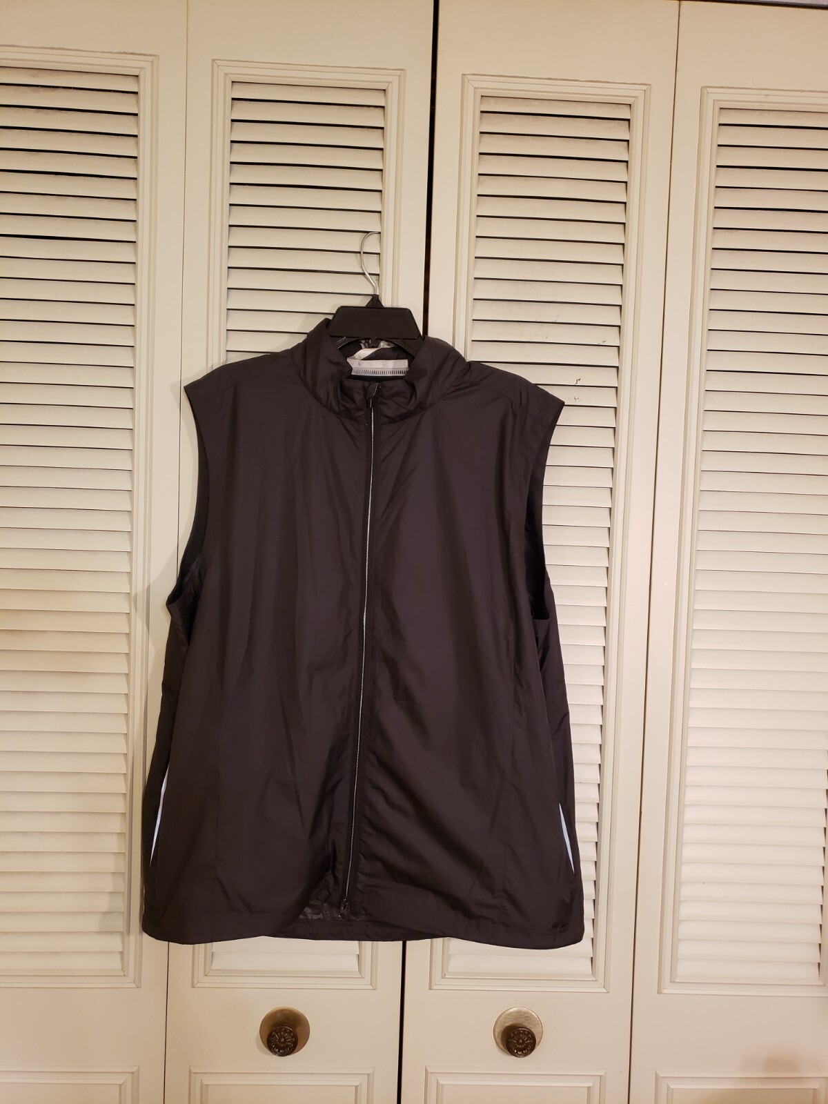 Black Polyester Vest Golf Size 