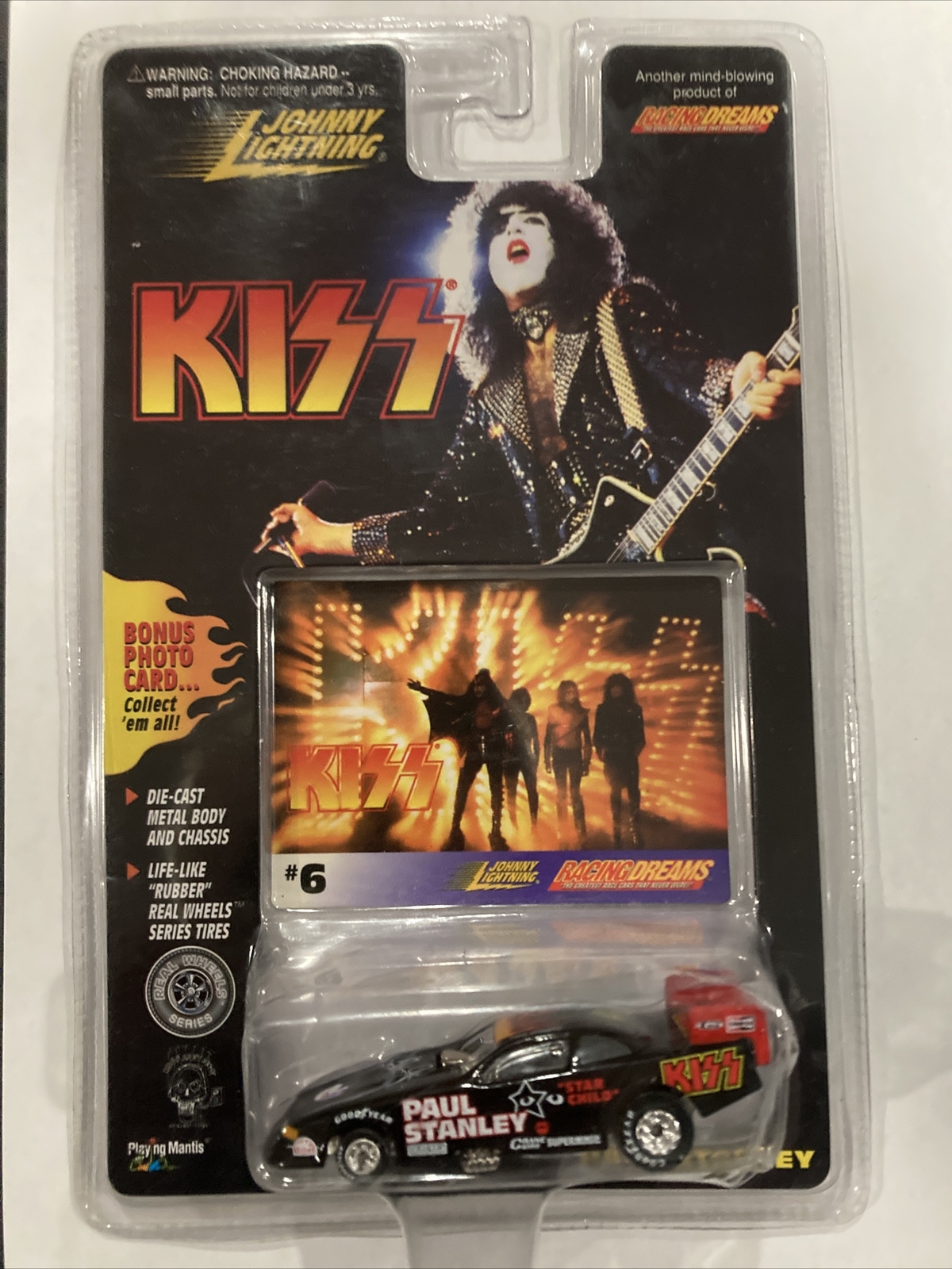 JOHNNY LIGHTING KISS PAUL STANLEY 6 FUNNY CAR 1997.NIP 90733152008 eBay
