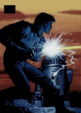 2024 Topps Chrome Star Wars Galaxy 50 Luke Skywalker and R2-D2