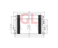 Radiateur Chrysler 300C