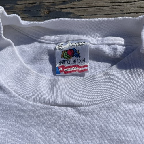 Vintage 90s Easter Bunny T shirt Large Eggs Flowers Single Stitch Tee Medium - Picture 8 of 9