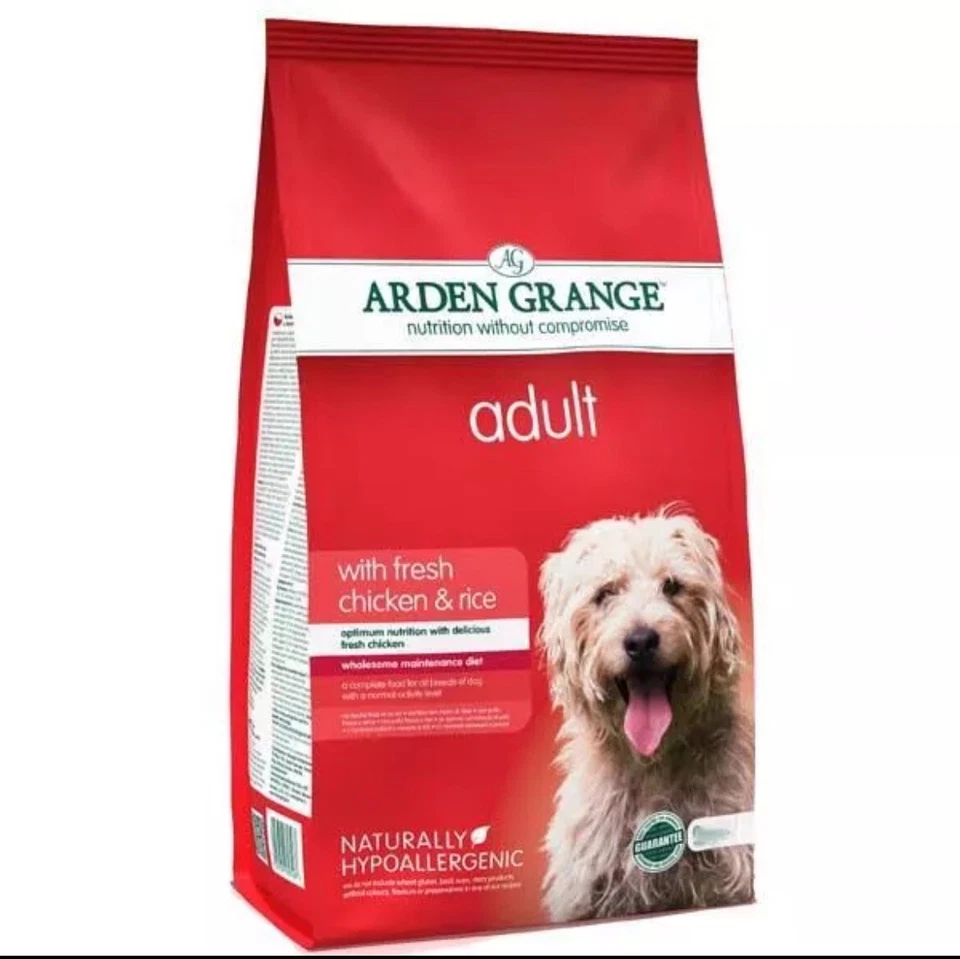 Arden Grange Adult Chicken Dog Dry Food 12kg CHEAPEST ON EBAY