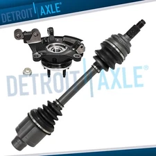 AWD Front Right Steering Knuckle Wheel Bearing Hub CV Axle Shaft for Ford Edge