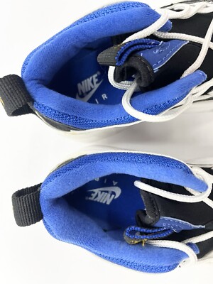 1995 Nike Air Lambaste White Varsity Blue Black Sz 7 Men