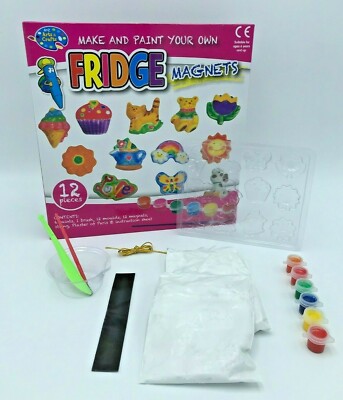 12 Stck. Form & Farbe Kühlschrankmagnet Set Kinder Kunst Handwerk Spaß Spielzeug Aktivität Regenbogen (P)