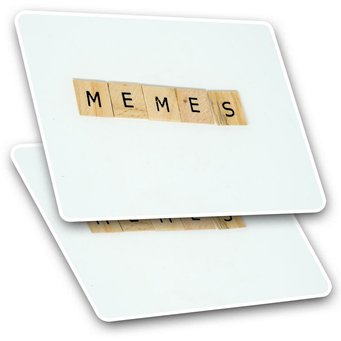 2 x Rectangle Stickers 10 cm - Memes Funny Internet Slang #14544 | eBay