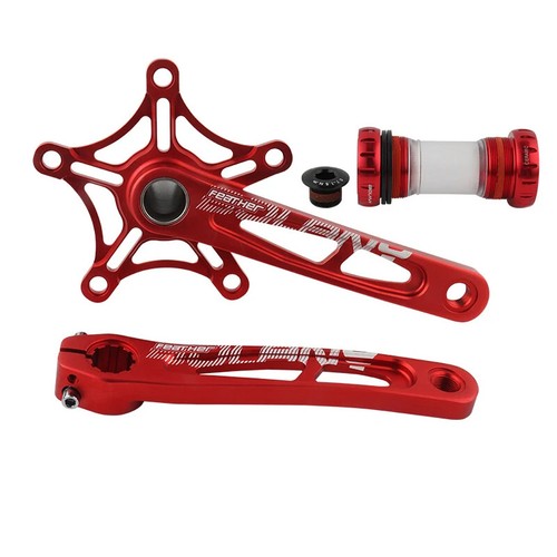 Integrated Crankset Single Speed Crank Arms 130 Bcd Connecting Rods Monoplate - Picture 24 of 31