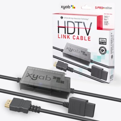 Nintendo SNES, N64, GameCube - HD TV Link Cable Cord Full 1080 HDMI - New