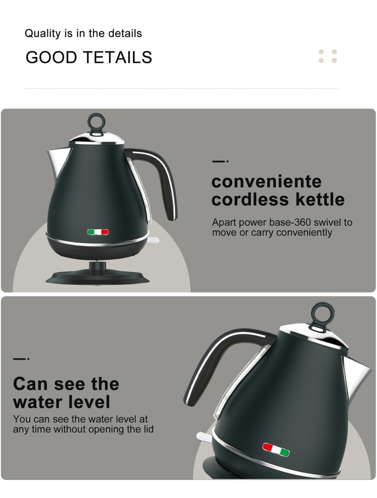 Vintage Electric Kettle and Toaster SET Combo Deal Stainless Steel Not