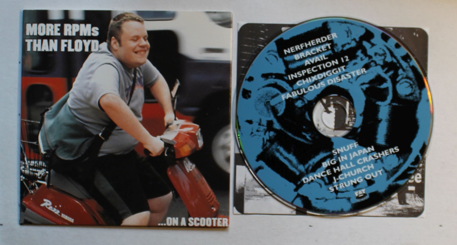More RPMs Than Floyd...On A Scooter US Adv Cardcover CD 2000 Fat Wreck Chords