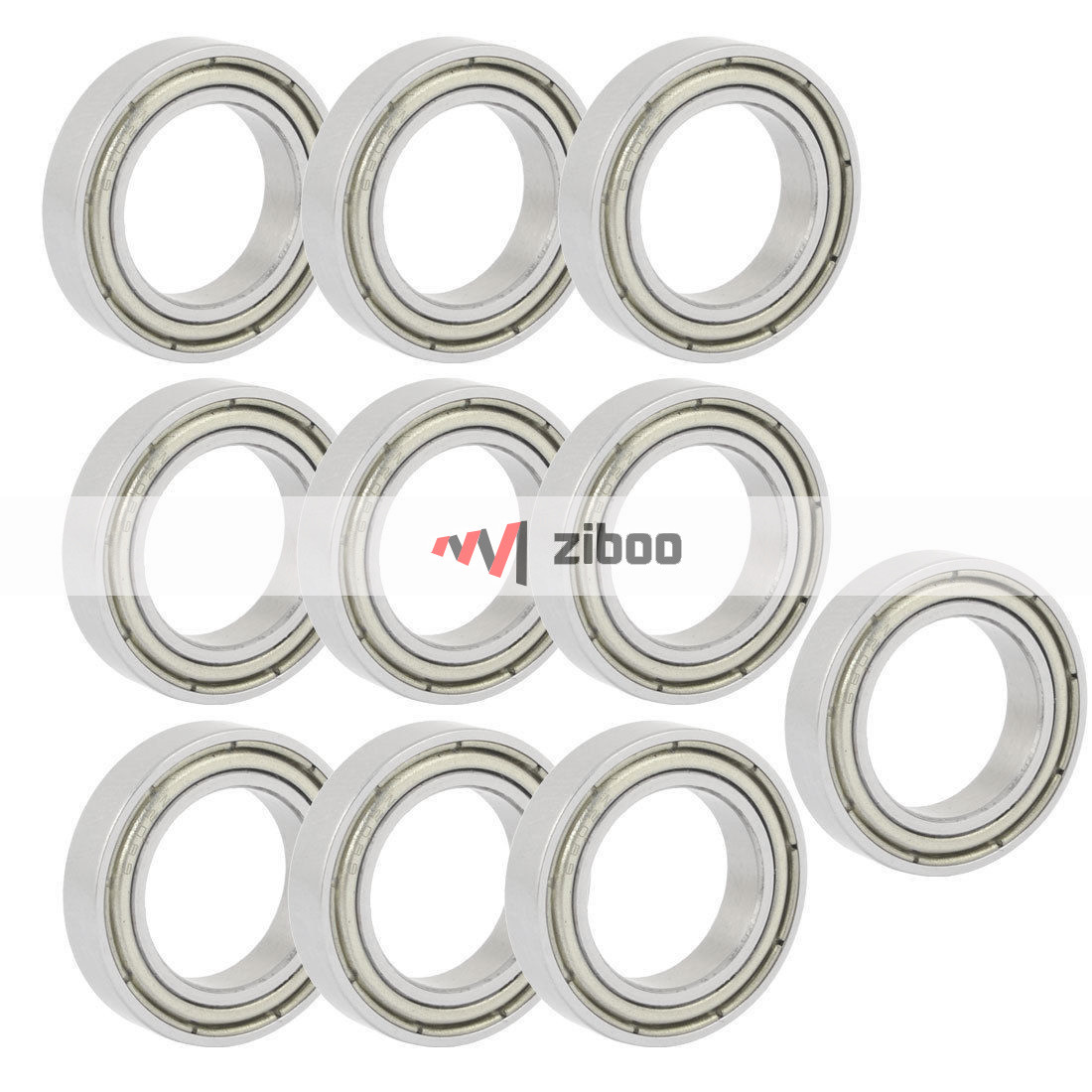 ペロ品 10PCS 6802Z 15x24 x 5mm Sealed Deep Groove Radial Ball Bearing