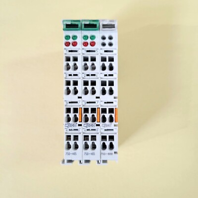 ( 1pc. )  WAGO 750-465 MODULE 2-CHANNEL ANALOG INPUT ; 0-20mA ; SINGLE-ENDED