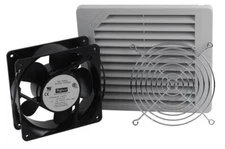 nVent Hoffman TFP41 Side Mount Filter Fan 115VAC .21A, 50Hz, 41dBA, 7.4 x 6.3"