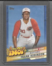 2020 Topps Series 2 Decades' Best Blue #22 Frank Robinson