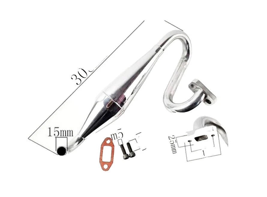 Hobby RC Vehículo Sistemas de escapes y silenciadores Para Redcat Racing 1:5