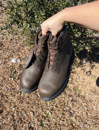 NEW Wolverine McKay Brown Leather Waterproof Steel Toe 6” Work Boots Men Sz 11.5 - Picture 17 of 17