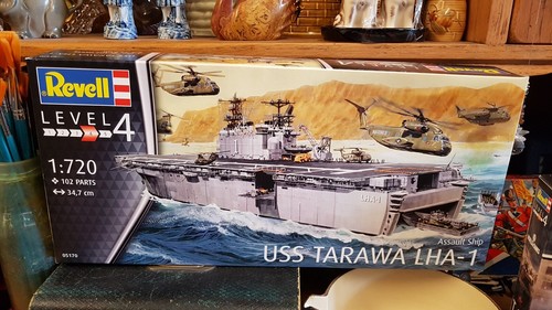 Revell 05170 USS Tarawa LHA-1 Assault Ship Model Kit Scale 1:720 34.7cm - Sealed