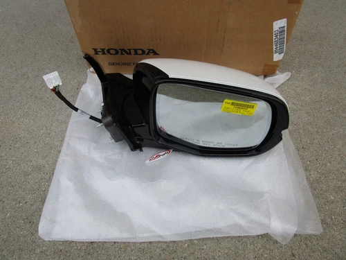20 - 22 HONDA PILOT FRONT PASSENGER DOOR MIRROR OEM NEW PLATINUM WHITE PEARL