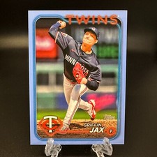 2024 Topps Update Griffin Jax Fathers Day Blue /50 #US43 Minnesota Twins