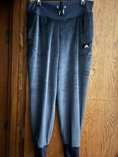 ADIDAS WOMEN  S MULTI SPORT PANTS LG LEGEND INK BLUE-MADE IN PART W RECYCLED MAT.