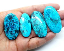 AAA Certified 248 CT Natural Blue Spiderweb Arizona Turquoise Loose Gemstone Lot