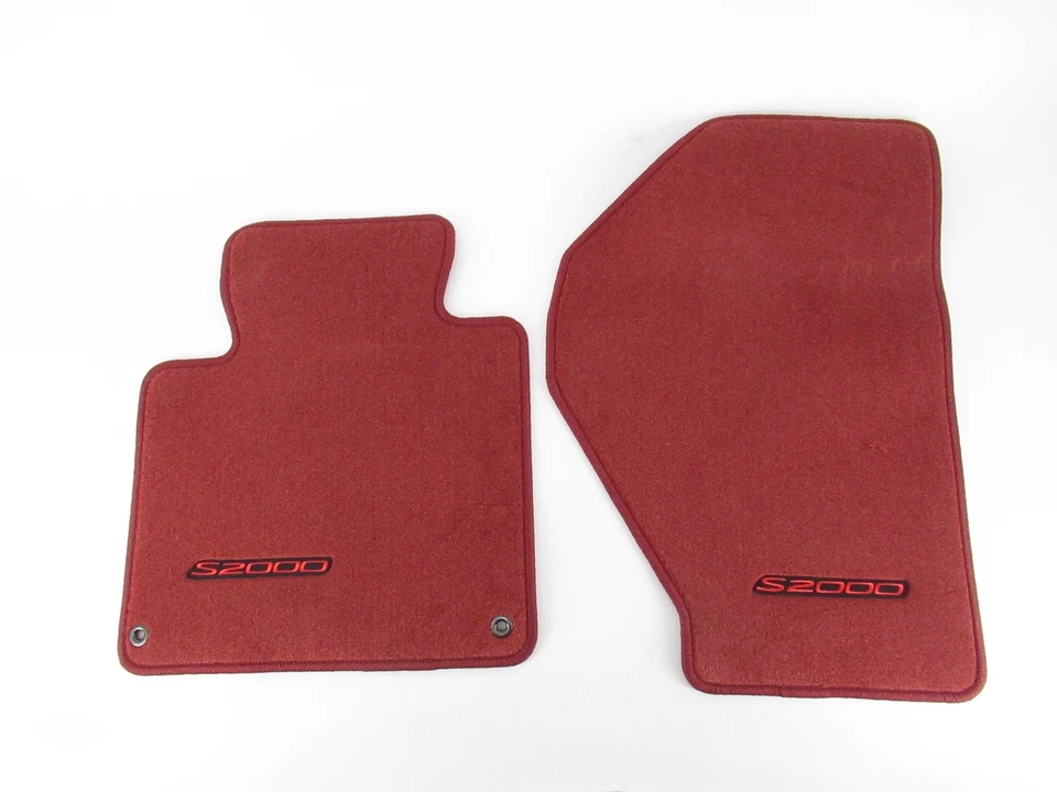 Genuine OEM Honda 83600-S2A-A01ZB Red Floor Mat Set 2002-2009 S2000 - Image 2 of 3